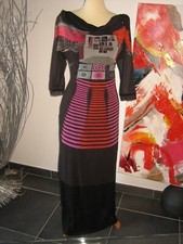 ELEGANTE ROBE LONGUE MAXI DRESS *collection SAVE THE QUEEN M 38 UK M 10