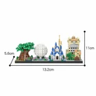 C5537 Iconic Theme Park with tree of Life and Epcot 529 Parts Creative Toys