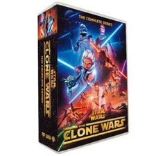Star Wars: The Clone Wars The Complete Series Seasons 1-7 DVDS 25-Disc Box Set 