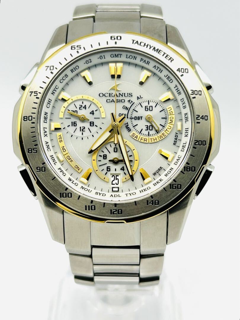 CASIO 　OCEANUS 　OCW-40T CASIO Genuine 1 Link Oceanus OCW-40T Men's Watch Belt Band