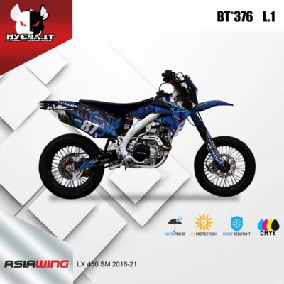 Hochglanz Grafik Kit für ASIAWING LX 450_SM 2016-21