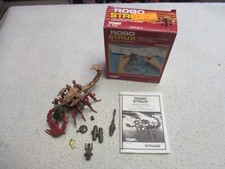 TOMY ROBO STRUX STANG 100 COMPLETE WORKING 1985 W/ INSTRUCTIONS  BOX ZOIDS