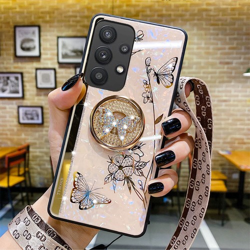 Luxury Bling Ring Stand Case Girl Cute Cover For Samsung S24 23 Ultra S22 S21 + - Picture 9 of 12