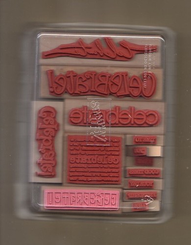 STAMPIN UP RETIRED NEW / UNUSED MIXED STAMP SETS ~ CARD SENTIMENTS CELEBRATE - Picture 2 of 2