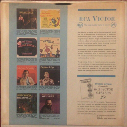 Ernest Gold – Exodus Soundtrack (Vinyl, LP, 12", 1960 RCA LOC 1058) - Imagen 3 de 3