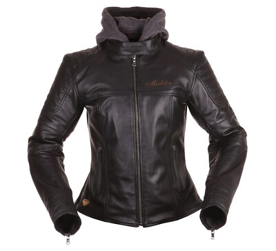 Motorcycle Modeka Edda leather jacket women's (black) size: 38D