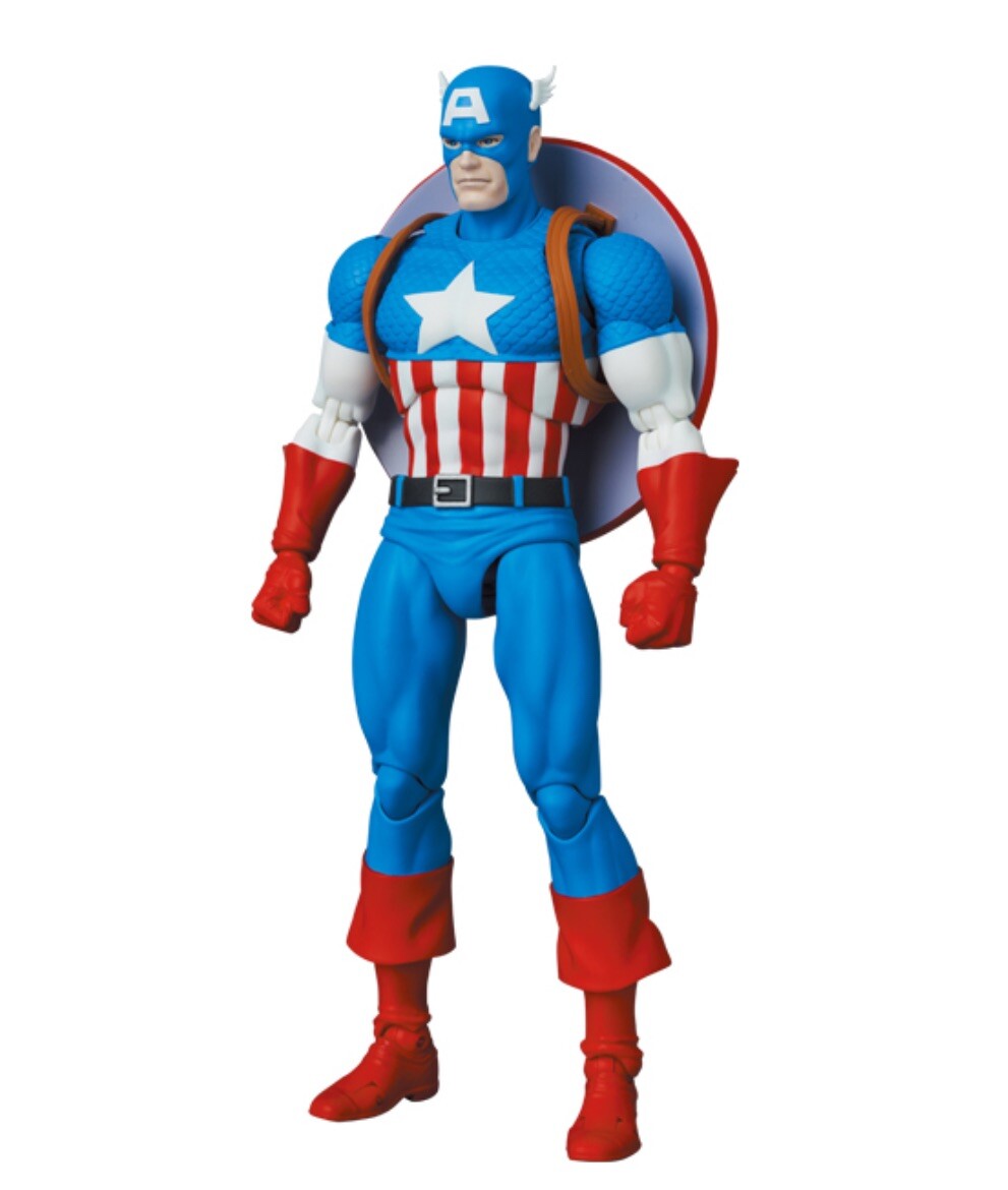 アメコミ MAFEX CAPTAIN AMERICA COMIC Ver. r MAFEX Captain America (COMIC Ver.) Japan version | PREMIUM LUNA PARK