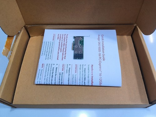 Nouveau contrôleur de bus hôte Broadcom LSI 9305-16i SATA/SAS HBA RAID 12 Gbit/s PCIe x8 - Photo 5/11