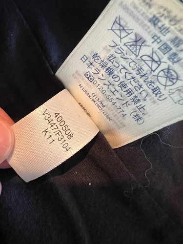 Lands End Kinder Jugend Größe Medium 10-12 marineblau Kapuze Regenmantel glattere Jacke - Bild 13 von 15