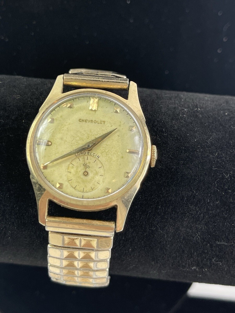 【ヴィンテージ★稼働品】LORD ELGIN  14K GOLD FILLED Vintage Lord Elgin wrist watch 1930's 14K gold filled case