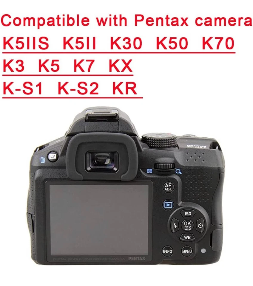 Ocular FR para PENTAX KP, 645Z, K3II, K5IIs, K7, K50, K-S1, K-S2, K-70 como FR Foto 3 de 3