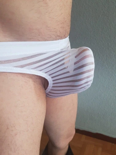 SLIP S M L XL TRANSPARENT SEXY HOMME BRIEF MAN UNDERWEAR UOMO