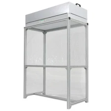 Vertical Laminar Flow Hood Air Flow Clean Workbench Singe Use 47.24x23.62in Alum