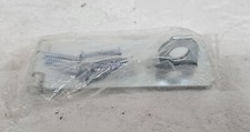 NIP Stainless Steel 4.5" Padlock Latch HASP & STAPLE Set w Hardware NEW