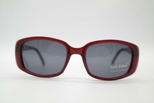 Vintage Menrad 1675-148 Burgundy Oval Sunglasses Glasses NOS