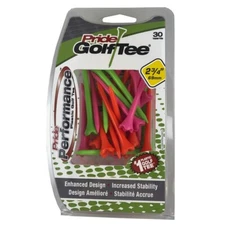 Pride Evolution Plastic Golf Tees - 2 3/4" - Citrus - 4 Packs - 11814