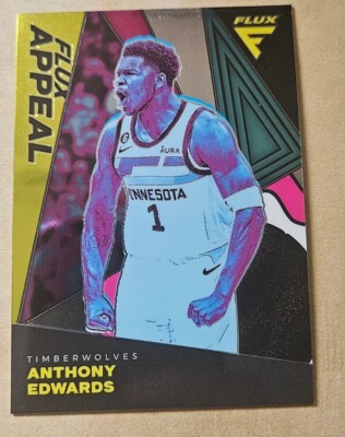2022-23 Panini Flux NBA Anthony Edwards Flux Appeal Insert
