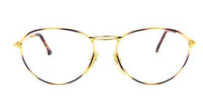 New Alaska Adventure 110 Large Gold Tortoise Metal P3 Retro Eyeglasses 90s Italy