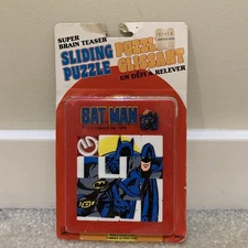Batman Toy Sliding Pocket Puzzle Super Brain Teaser DC Comics APC 1978 Vintage