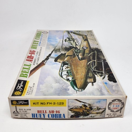 VINTAGE FUJIMI BELL AH-1G HUEY COBRA HELICOPTER PLASTIC MODEL KIT 1/48 SCALE - Picture 8 of 12
