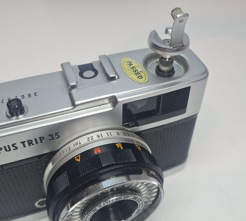 Vintage Olympus Trip 35 Classic Film Camera w/ D. Zuiko 40mm F/2.8 Lens & Case - Picture 16 of 18