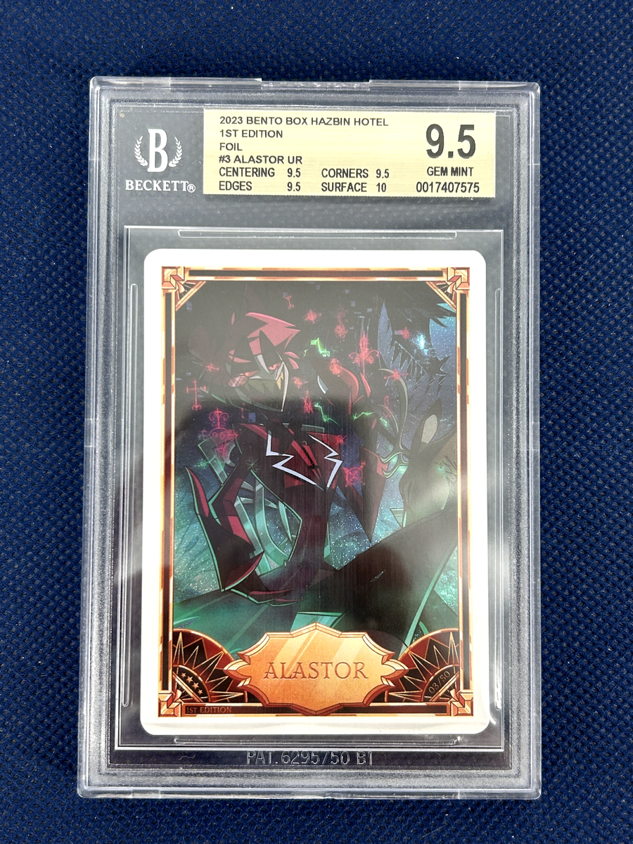 Hazbin Hotel Trading Card - Alastor Premium FOIL 03/50 1st Edition
