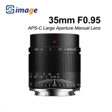 SGimage 35mm F0.95 APS-C Large Aperture Lens for Canon Nikon Sony Fuji Leica M43