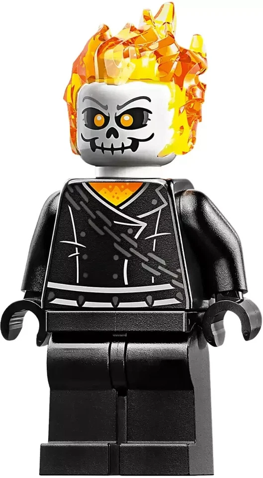 NEW LEGO Ghost Rider Johnathon 'Johnny' Blaze Minifigure Marvel 76245 sh0861 - Image 1 of 1
