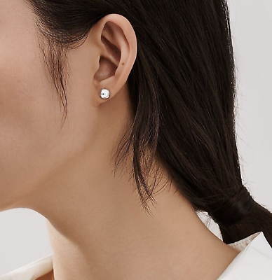 Tiffany & Co. Sterling Silver 8mm HardWear Bead Ball Stud Tiffany & Co. Sterling Silver 8mm HardWear Bead Ball Stud