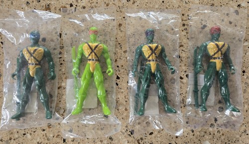 Teenage Mutant Ninja Turtles Bootleg Knock Off Complete Set OKK IMPORTS SEALED