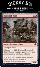 Magic: The Gathering Kamigawa: Neon Dynasty #148 Ironhoof Boar 4X Playset