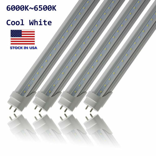 48inch 4ft LED T8 T12 Tube Light 6500K Clear Cover Double-end Powered 22W 2400LM - Picture 5 of 6