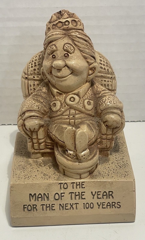 Vintage 1972 Paula Figurine "To the Man of the Year" W249 Made in U.S.A.
