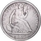 1847-O 50c Seated Liberty Silver Half Dollar ~ VF Details
