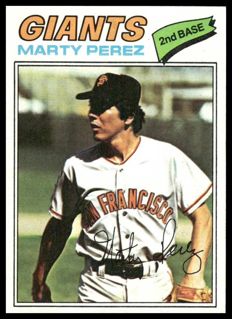 1977 Topps #438 Marty Perez MINT San Francisco Giants