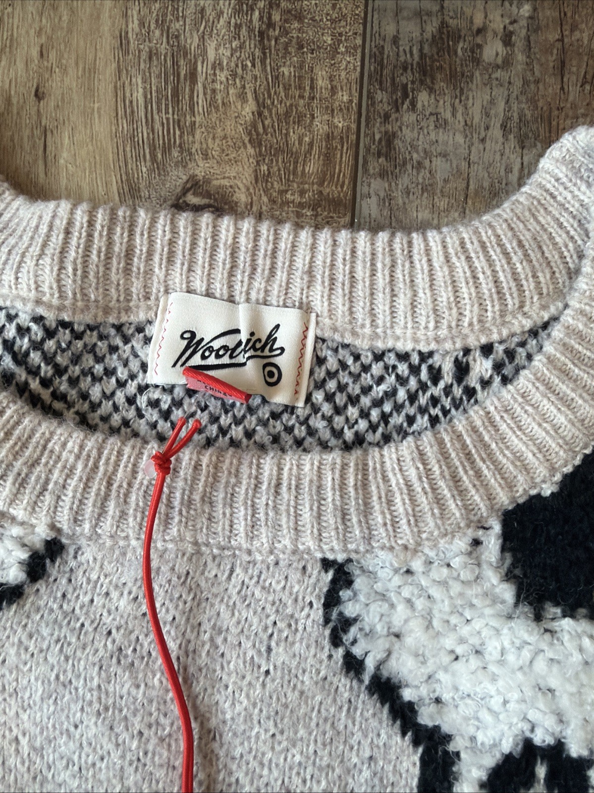 Woolrich X Target Sheep Pullover Sweater Crewneck Unisex XL NWT Sold Out image 4