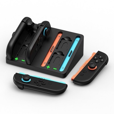 Ladestation Dock für Nintendo Switch 2   Für 4 Joy-Con mit 4 Spielkarten-Slots