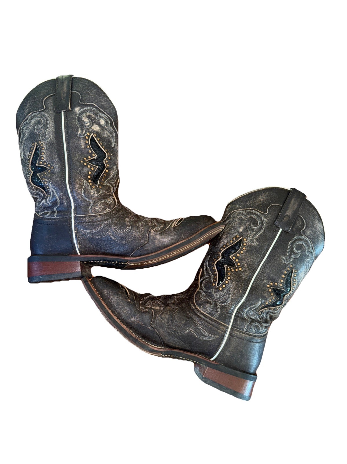 LAREDO Spellbound Square Toe Studded Leather West… - image 3