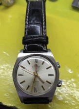 Vintage 70’s Bucherer Men’s Alarm 34 Mm Watch