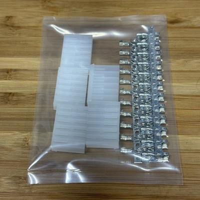 5x Molex 6-Pin KK 396 Housings 26034061 + 35x Trifurcon Terminals 08500187
