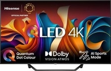 HISENSE 50A79NQ 50 Zoll QLED 4K UHD SMART VIDAA U7.6 HDR10+ Dolby Vision Dolby
