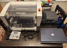 Roland EGX-350 Desktop Engraver W/ Dell 1720 Inspiron And Glyph GT050Q