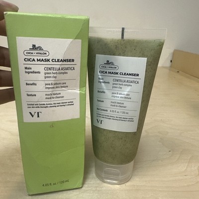 VT Cica Mask Cleanser 4.05 fl oz / 120 mL Exp 5/28 - Opened Box