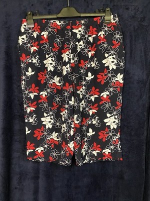 Hose Kurz Damen Größe 48 Basic Concept Blumenmuster