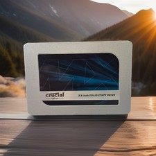 Crucial MX500 1TB 2.5" SATA III Internal SSD SED CT1000MX500SSD1 - Crystal Disk!