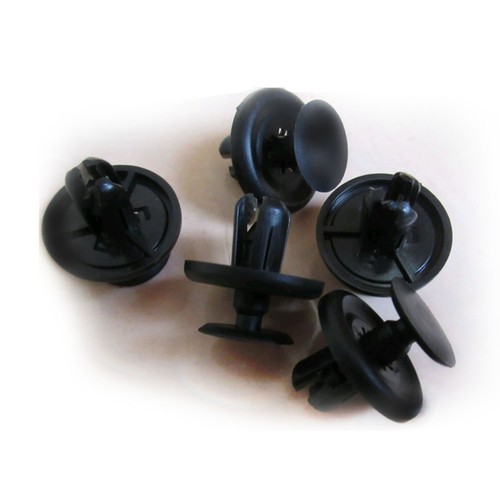 100x Parachoques Coche Guardabarros Maletero Tornillo Remaches Negro Plástico Sujetador Clips Herramientas - Imagen 5 de 15
