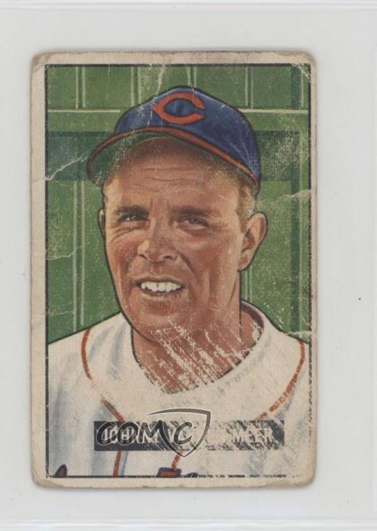 1951 Bowman Johnny Vander Meer #223 16ez
