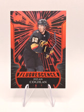 2020-21 Upper Deck Series 2 Fluorescence Red #F-18 Dylan Coghlan