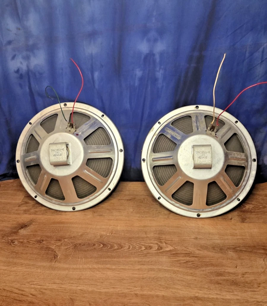 Magnavox 12インチ アルニコスピーカー ペア Vintage ギター Jensen ギター・アンプ用スピーカー ヴィンテージ・アルニコ：P