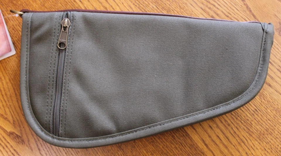 Boyt Harness OD Green 12" Pistol Revolver Gun Rug Case w/ Pockets PP42 Heart NEW - Image 4 of 4